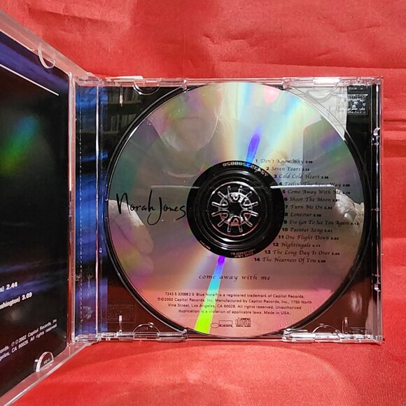 Norah Jones – Come Away With Me (2002) CD - Picture 3 of 4